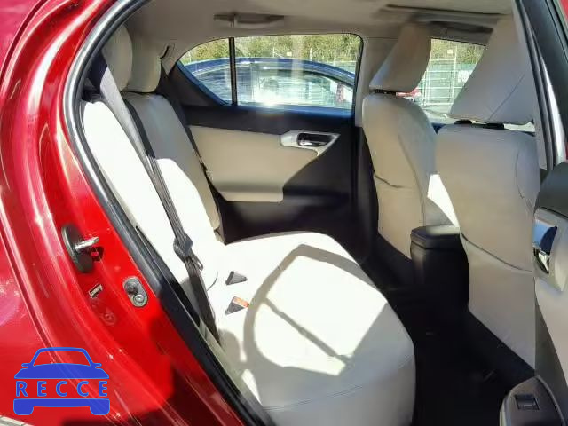 2012 LEXUS CT 200 JTHKD5BH3C2113560 image 5