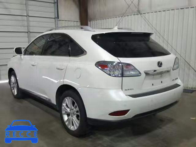2012 LEXUS RX 450 JTJBC1BA9C2045875 image 2