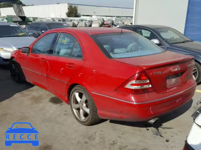 2005 MERCEDES-BENZ C 230K SPO WDBRF40J65F605343 image 2