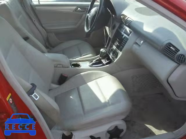 2005 MERCEDES-BENZ C 230K SPO WDBRF40J65F605343 image 4