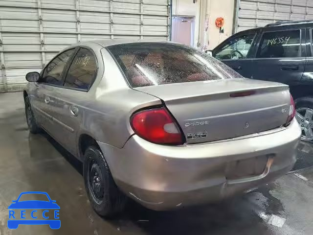 2000 DODGE NEON BASE 1B3ES46C7YD817934 image 2