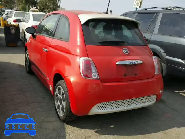 2014 FIAT 500 ELECTR 3C3CFFGE0ET294708 зображення 2