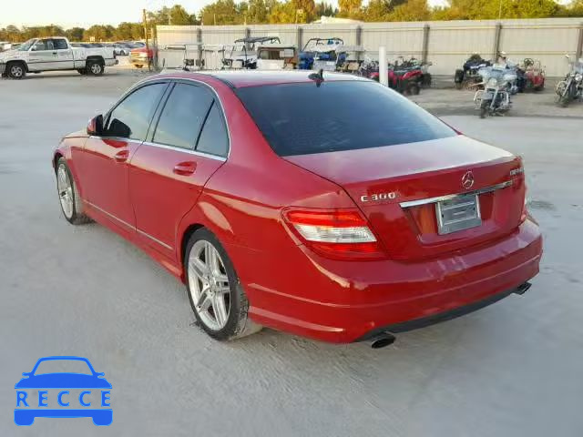 2009 MERCEDES-BENZ C 300 WDDGF54X49F235440 image 2