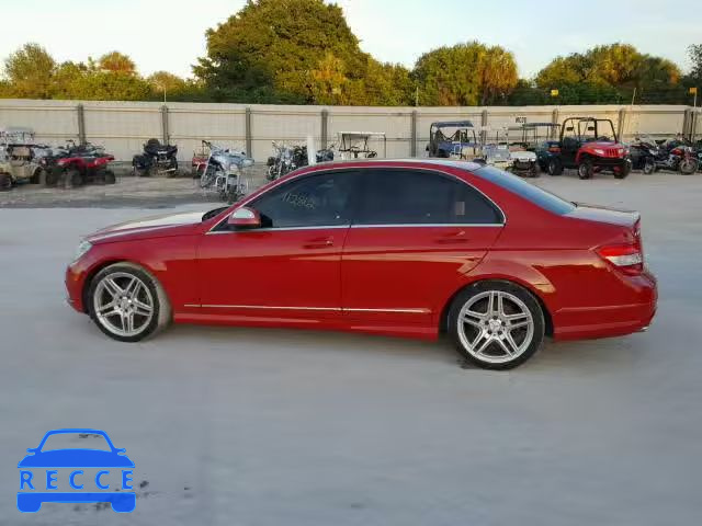 2009 MERCEDES-BENZ C 300 WDDGF54X49F235440 image 8