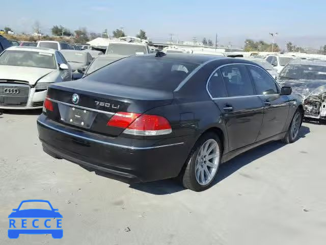 2006 BMW 750 LI WBAHN83546DT26019 зображення 3