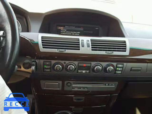 2006 BMW 750 LI WBAHN83546DT26019 зображення 8