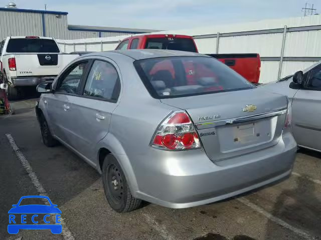 2008 CHEVROLET AVEO BASE KL1TD56698B097605 image 2