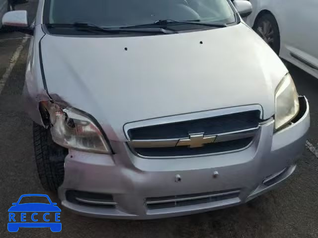 2008 CHEVROLET AVEO BASE KL1TD56698B097605 image 6