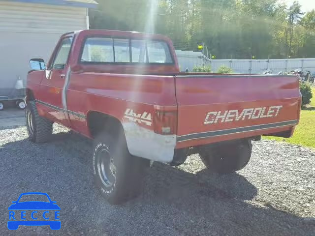 1985 CHEVROLET K10 1GCEK14L9FJ119341 зображення 2