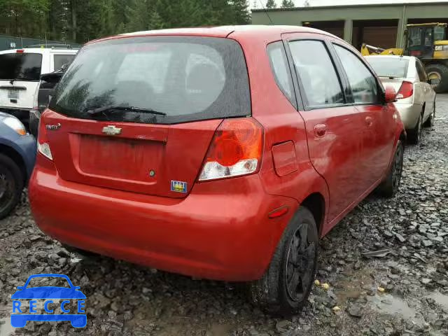 2008 CHEVROLET AVEO BASE KL1TD66618B251715 image 3