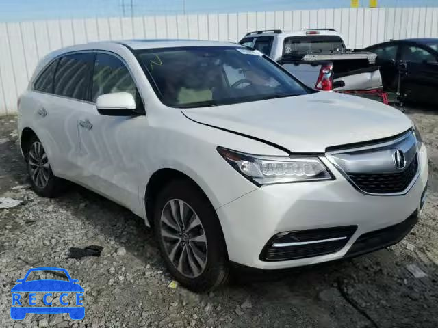 2016 ACURA MDX TECHNO 5FRYD4H47GB027809 зображення 0