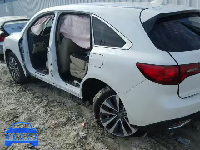 2016 ACURA MDX TECHNO 5FRYD4H47GB027809 зображення 8