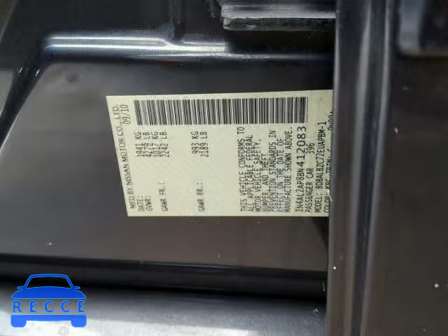 2011 NISSAN ALTIMA BAS 1N4AL2AP8BN412083 image 9