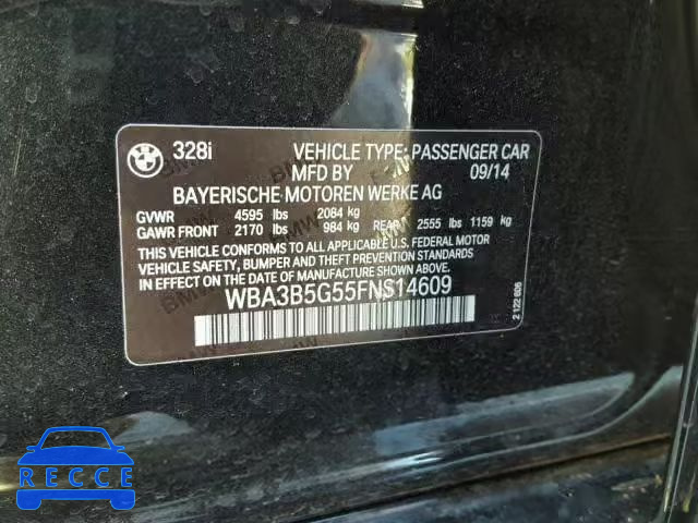 2015 BMW 328 XI SUL WBA3B5G55FNS14609 Bild 9