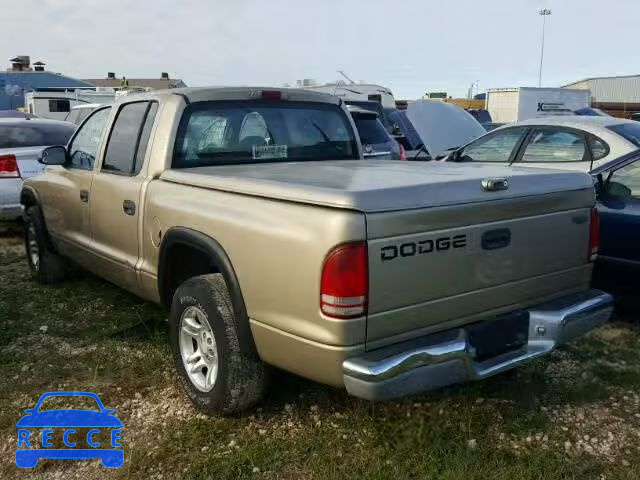 2001 DODGE DAKOTA QUA 1B7HL2AN11S343552 image 3