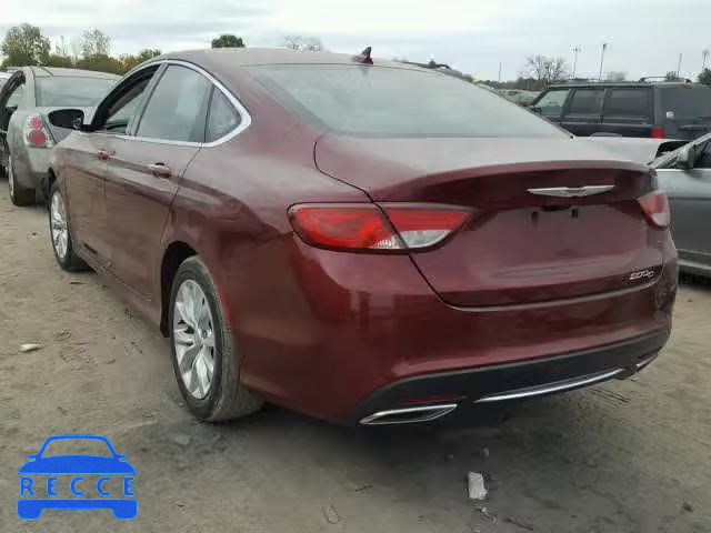 2015 CHRYSLER 200 C 1C3CCCCG9FN519675 image 2