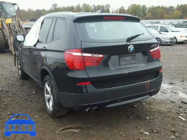 2012 BMW X3 XDRIVE2 5UXWX5C56CL723797 image 2