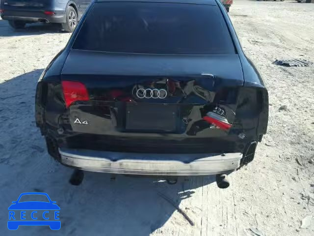 2006 AUDI A4 2 WAUAF78E46A297415 зображення 8