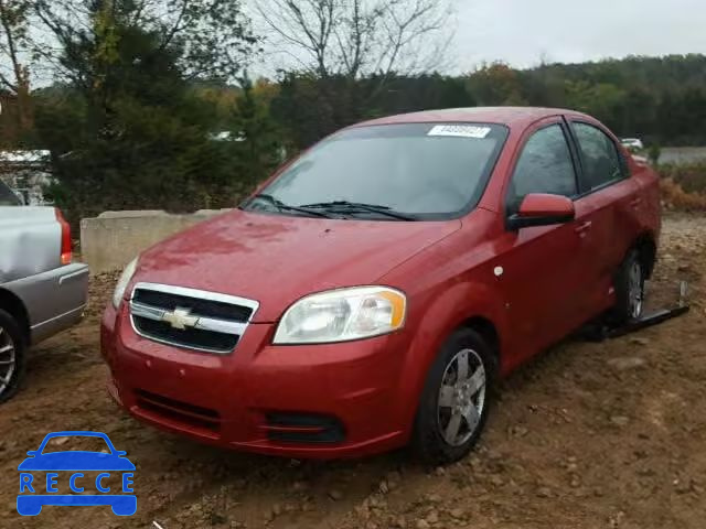2008 CHEVROLET AVEO BASE KL1TD56608B156198 image 1