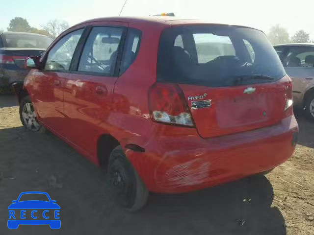 2007 CHEVROLET AVEO BASE KL1TD66647B762883 image 2