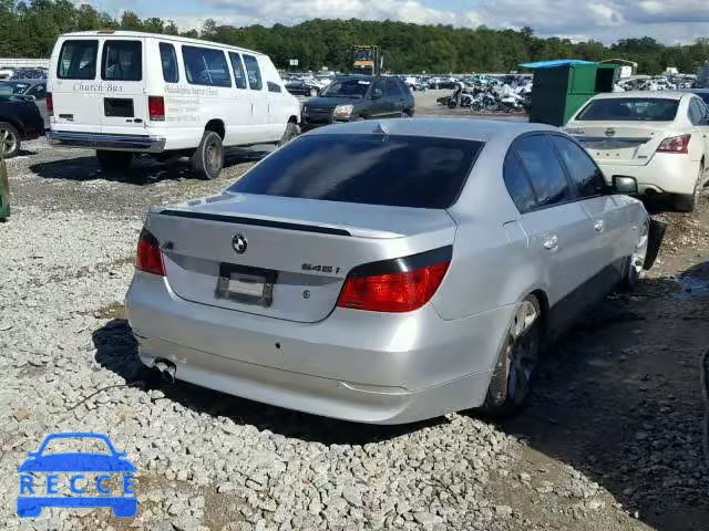 2005 BMW 545 I WBANB335X5CN65660 зображення 3