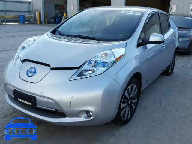 2015 NISSAN LEAF S 1N4AZ0CP8FC334907 зображення 1