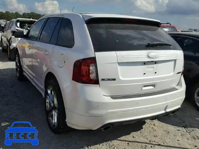 2013 FORD EDGE SPORT 2FMDK3AK4DBA09233 зображення 2