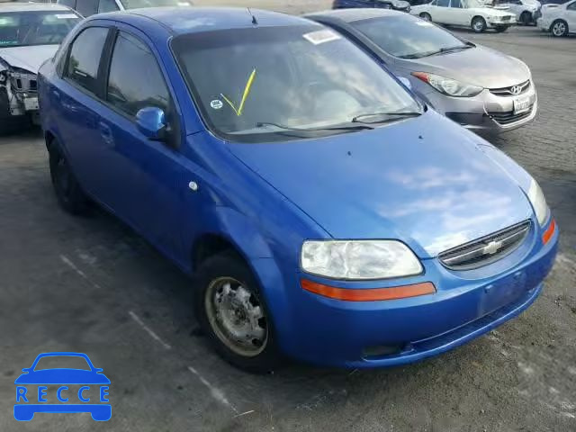 2005 CHEVROLET AVEO BASE KL1TD52695B343957 image 0