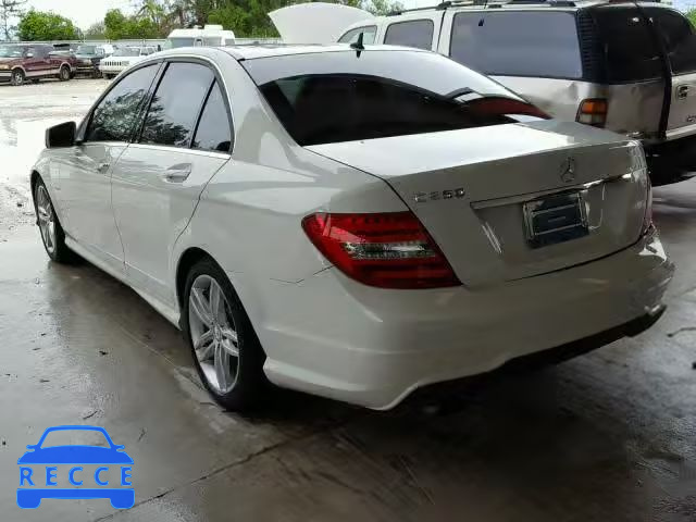 2012 MERCEDES-BENZ C 250 WDDGF4HB6CR209937 зображення 2