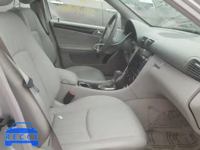 2005 MERCEDES-BENZ C 240 WDBRF61J85A776568 image 4