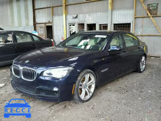 2014 BMW 750 WBAYE8C58ED134634 image 1