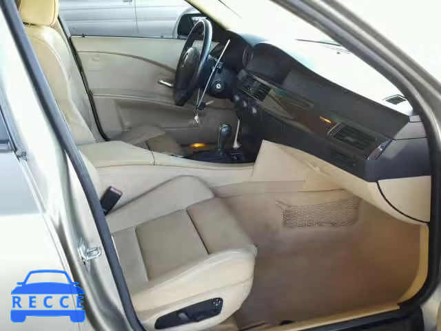 2005 BMW 525 WBANA53585B856386 image 4