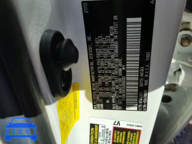 2013 TOYOTA VENZA LE 4T3BK3BB5DU086992 image 9