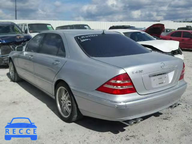 2001 MERCEDES-BENZ S 430 WDBNG70J21A197489 image 2