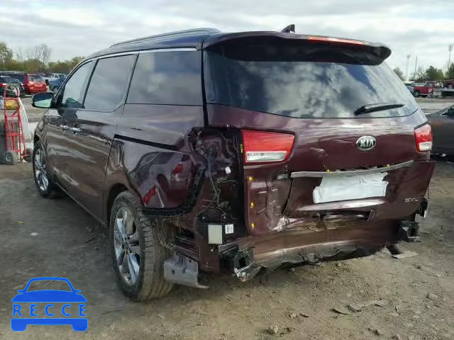 2015 KIA SEDONA SXL KNDME5C10F6050889 image 2