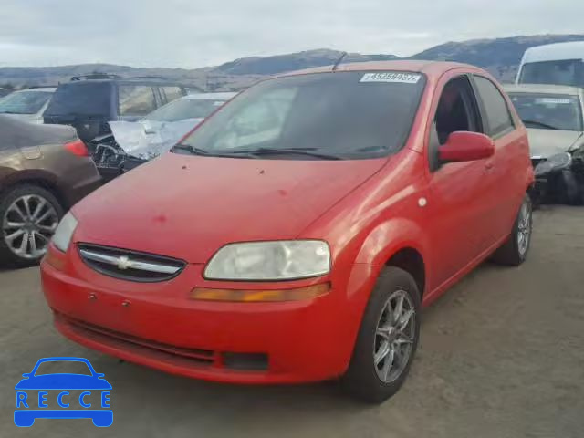 2006 CHEVROLET AVEO BASE KL1TD56606B547865 image 1