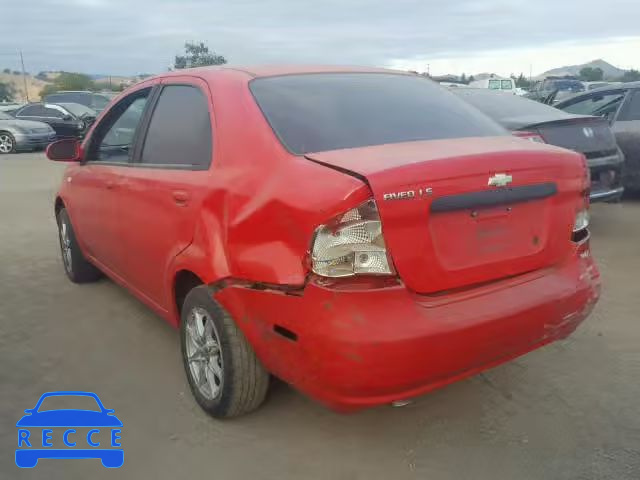 2006 CHEVROLET AVEO BASE KL1TD56606B547865 image 2