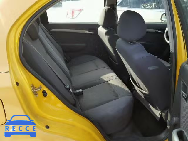 2007 CHEVROLET AVEO BASE KL1TD56657B060839 image 5
