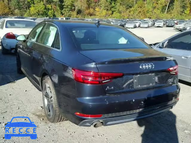 2017 AUDI A4 PREMIUM WAUENAF43HN039281 image 2