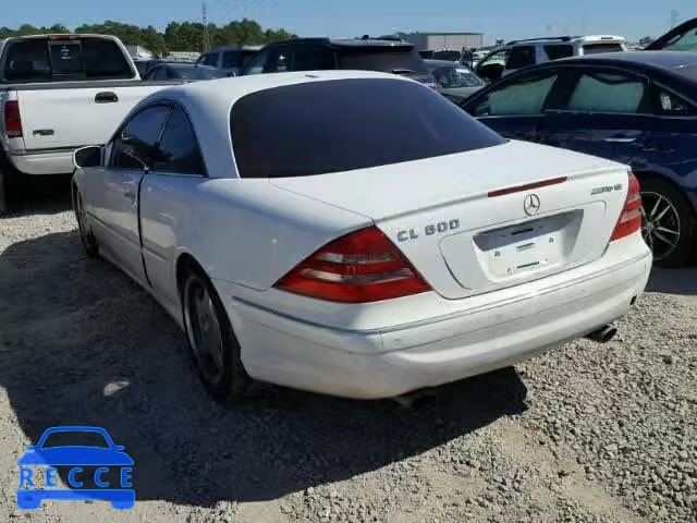 2001 MERCEDES-BENZ CL 600 WDBPJ78J01A016131 image 2