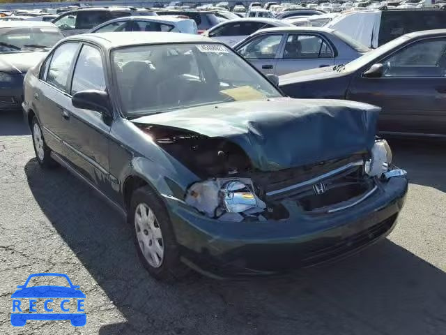 2000 HONDA CIVIC BASE 2HGEJ6618YH551503 Bild 0