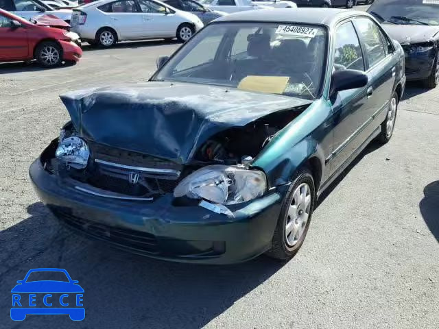 2000 HONDA CIVIC BASE 2HGEJ6618YH551503 Bild 1