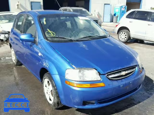 2007 CHEVROLET AVEO BASE KL1TD66687B764636 зображення 0