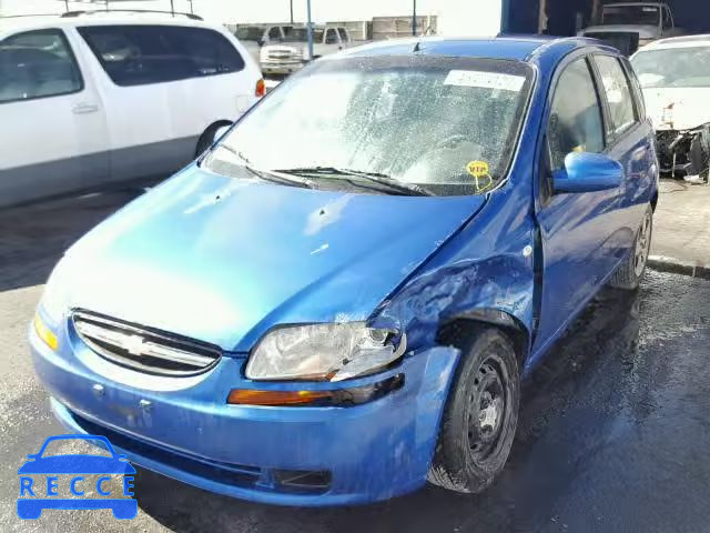 2007 CHEVROLET AVEO BASE KL1TD66687B764636 зображення 1