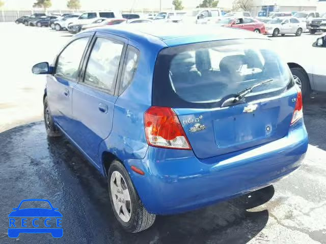 2007 CHEVROLET AVEO BASE KL1TD66687B764636 зображення 2