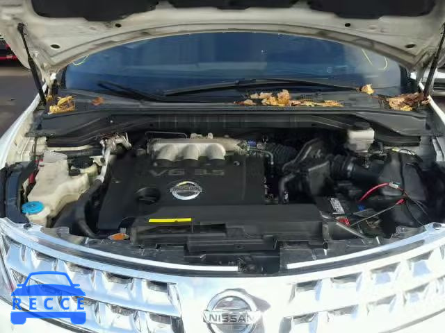 2007 NISSAN MURANO SL JN8AZ08W97W653781 Bild 6