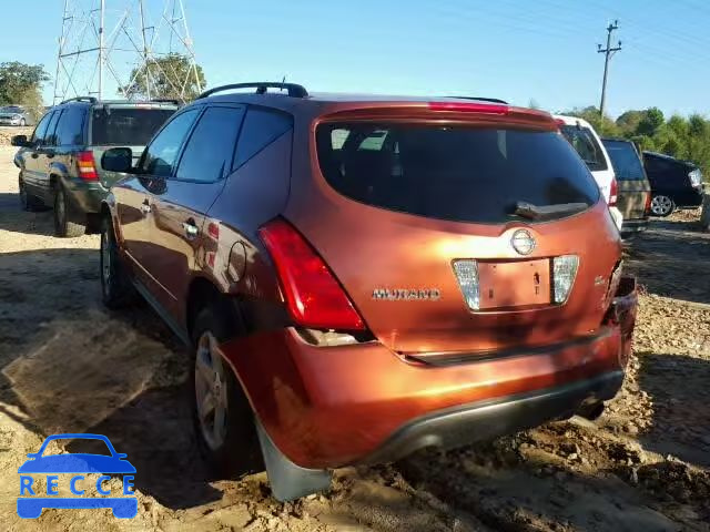 2003 NISSAN MURANO SL JN8AZ08T63W122568 image 2