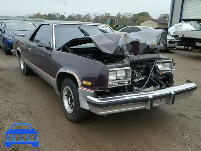 1986 CHEVROLET EL CAMINO 3GCCW80H3GS912804 image 0