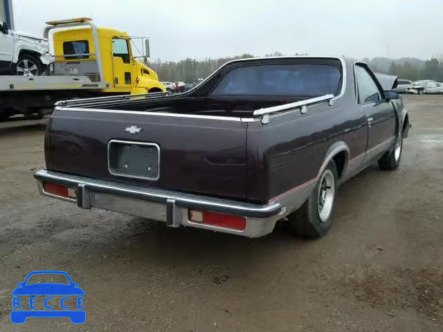 1986 CHEVROLET EL CAMINO 3GCCW80H3GS912804 image 3