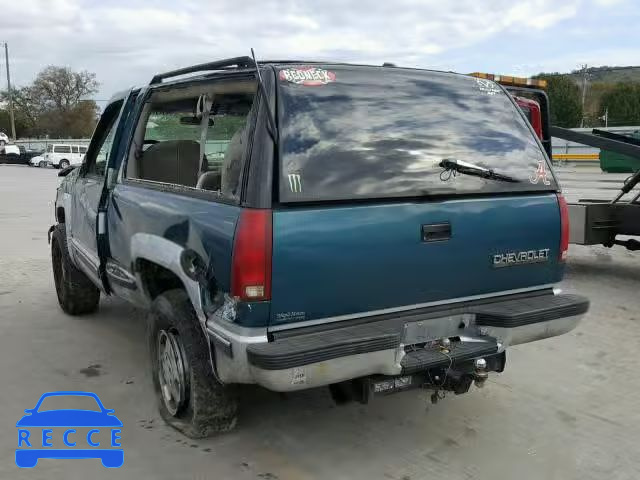 1993 CHEVROLET BLAZER 1GNEK18K6PJ343595 зображення 2